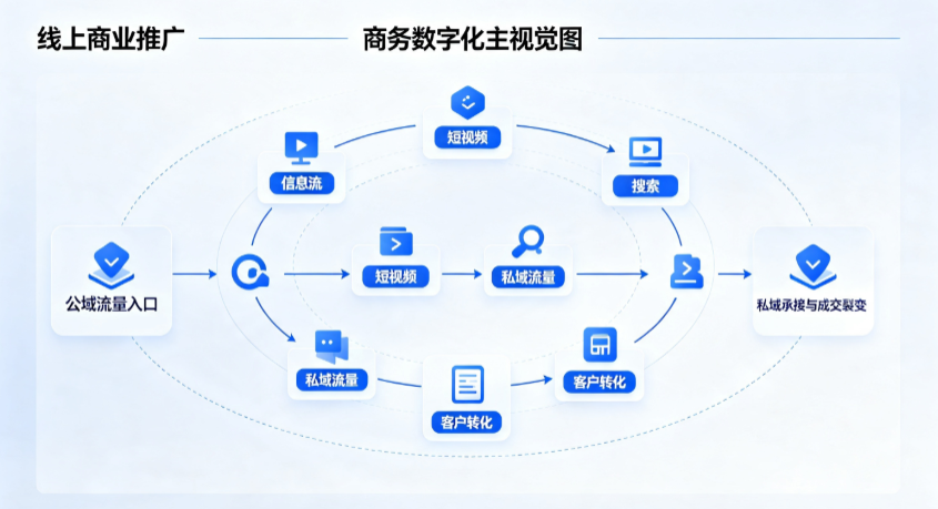 福州线上商业推广怎么做？全域流量闭环搭建与低成本转化实战指南